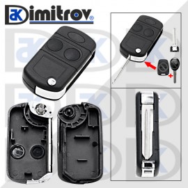 Кутийка ключ 2 бутона Land Rover Defender Discovery Freelander Rover 100 200 25 400 45